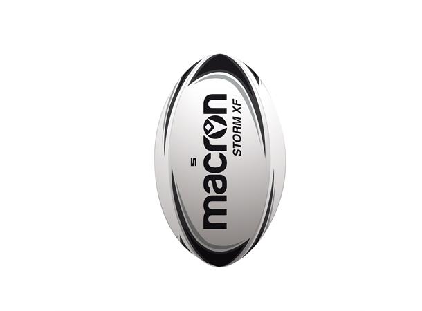 STORM XF Rugby ball  WHT/BLK 5 