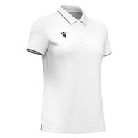 Melody polo WHT/GRY M Poloskjorte - Dame