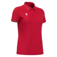 Melody polo RED/WHT 3XL Poloskjorte - Dame