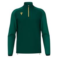 Isen Training 1/4 Zip Top BGRN/GOLD M Teknisk treningsgenser - Unisex